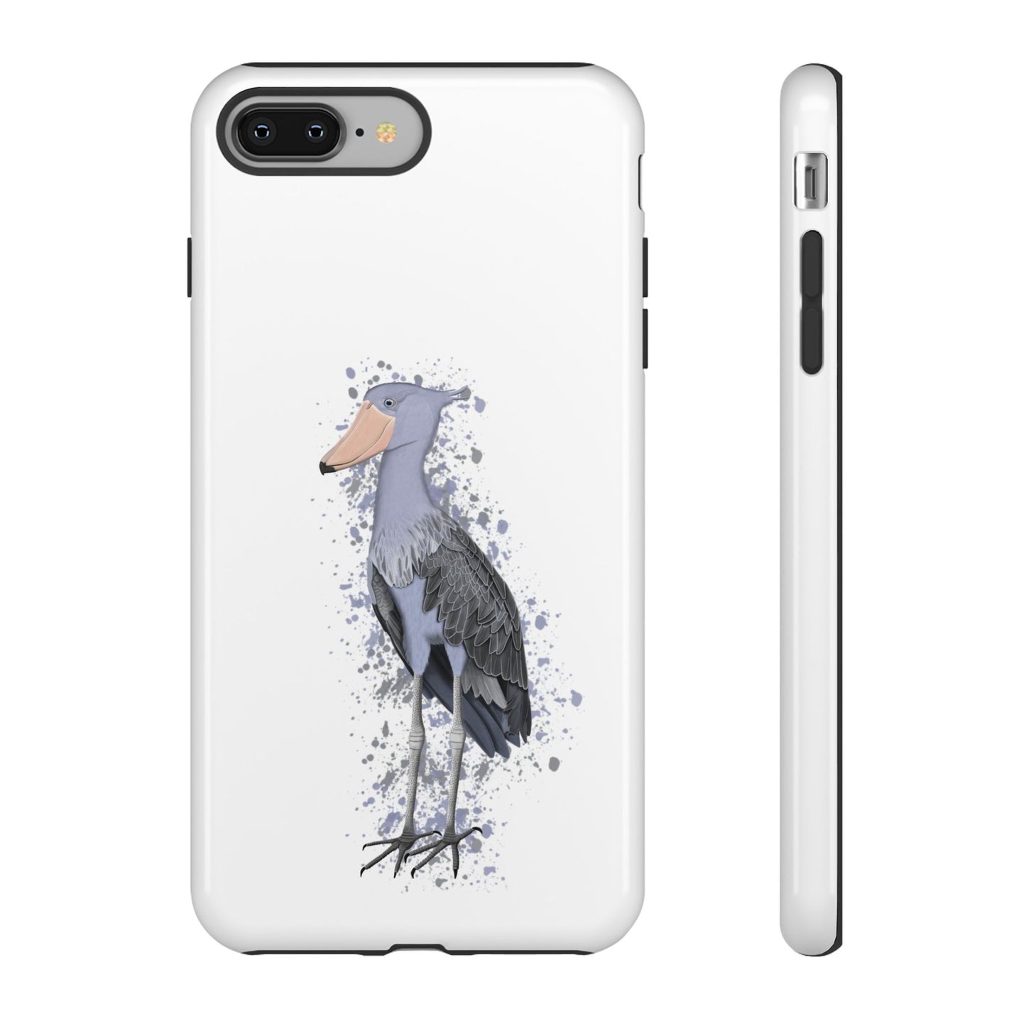Schuhschnabel Vogel iPhone & Google Pixel Vogelmotiv Handyhülle Weiß
