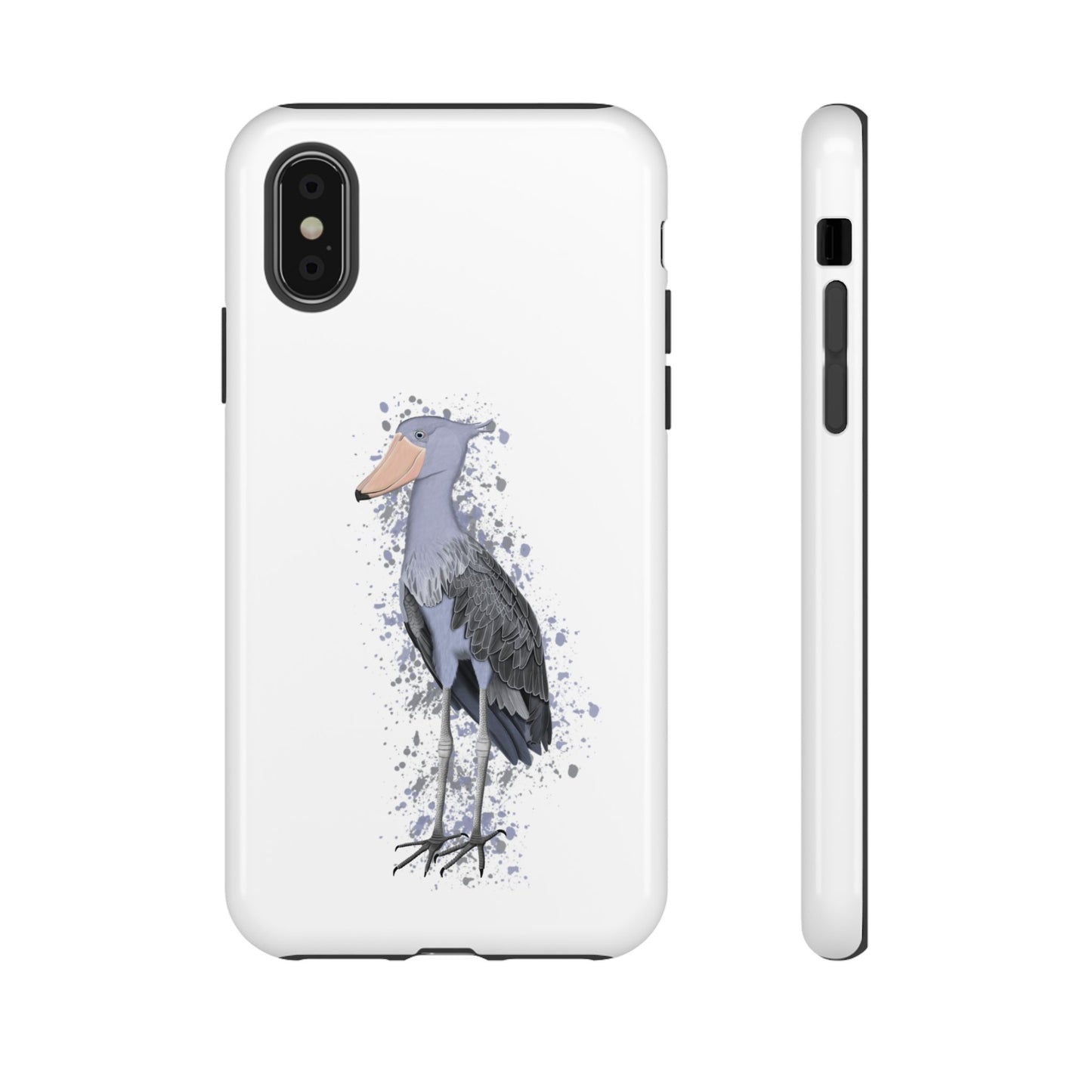 Schuhschnabel Vogel iPhone & Google Pixel Vogelmotiv Handyhülle Weiß