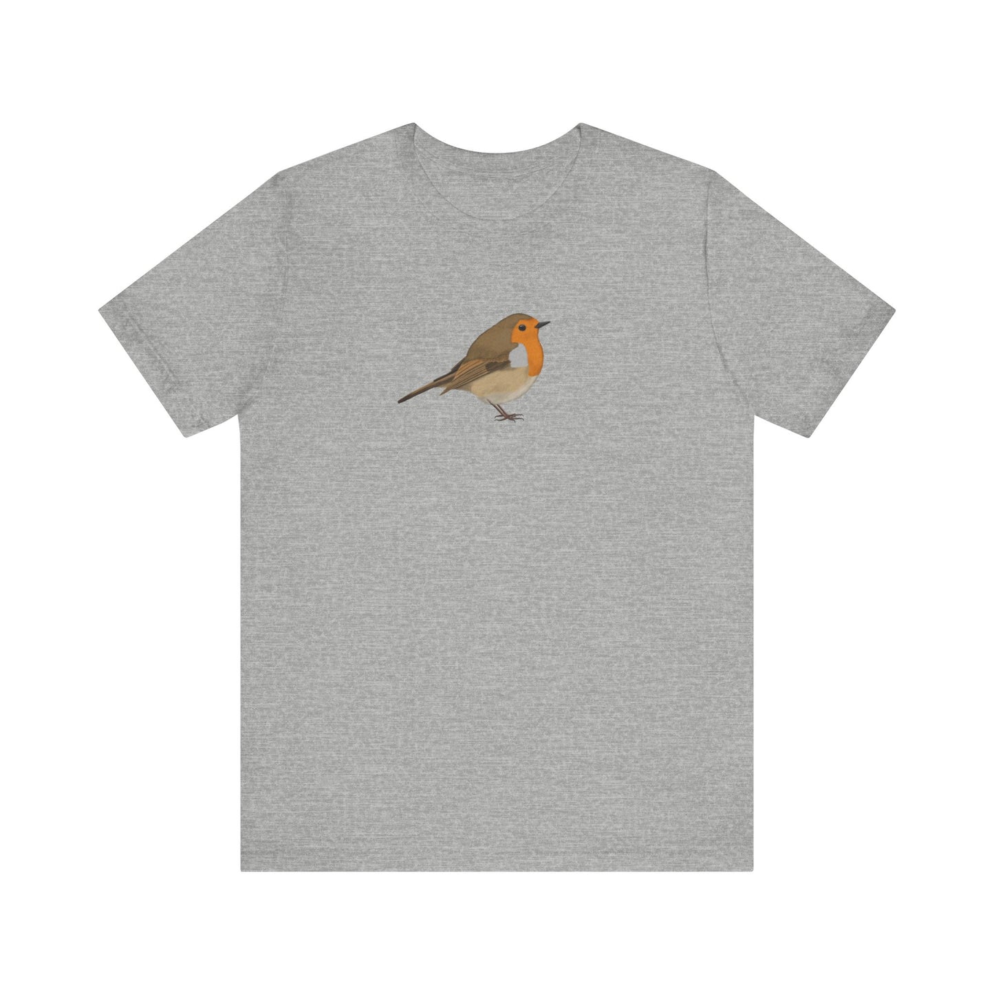 Rotkehlchen Vogel T-Shirt für Vogelfreunde und Vogelbeobachter
