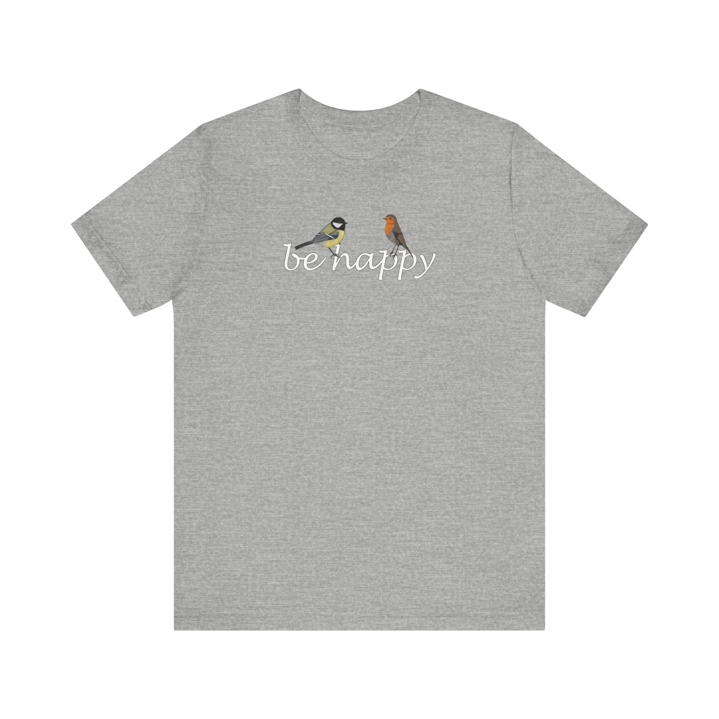 Rotkehlchen und Kohlmeise T-Shirt – bird graphic tee watching gear Stil