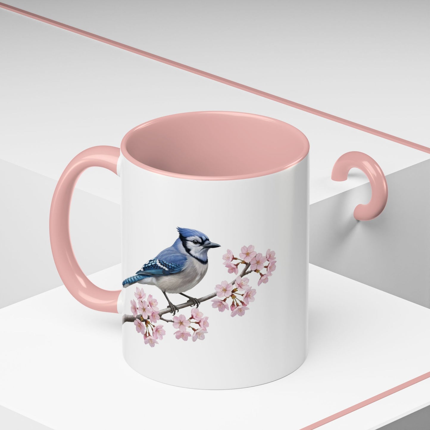 Blauhäher Tasse mit Accent Coffee Mug Hintergrund