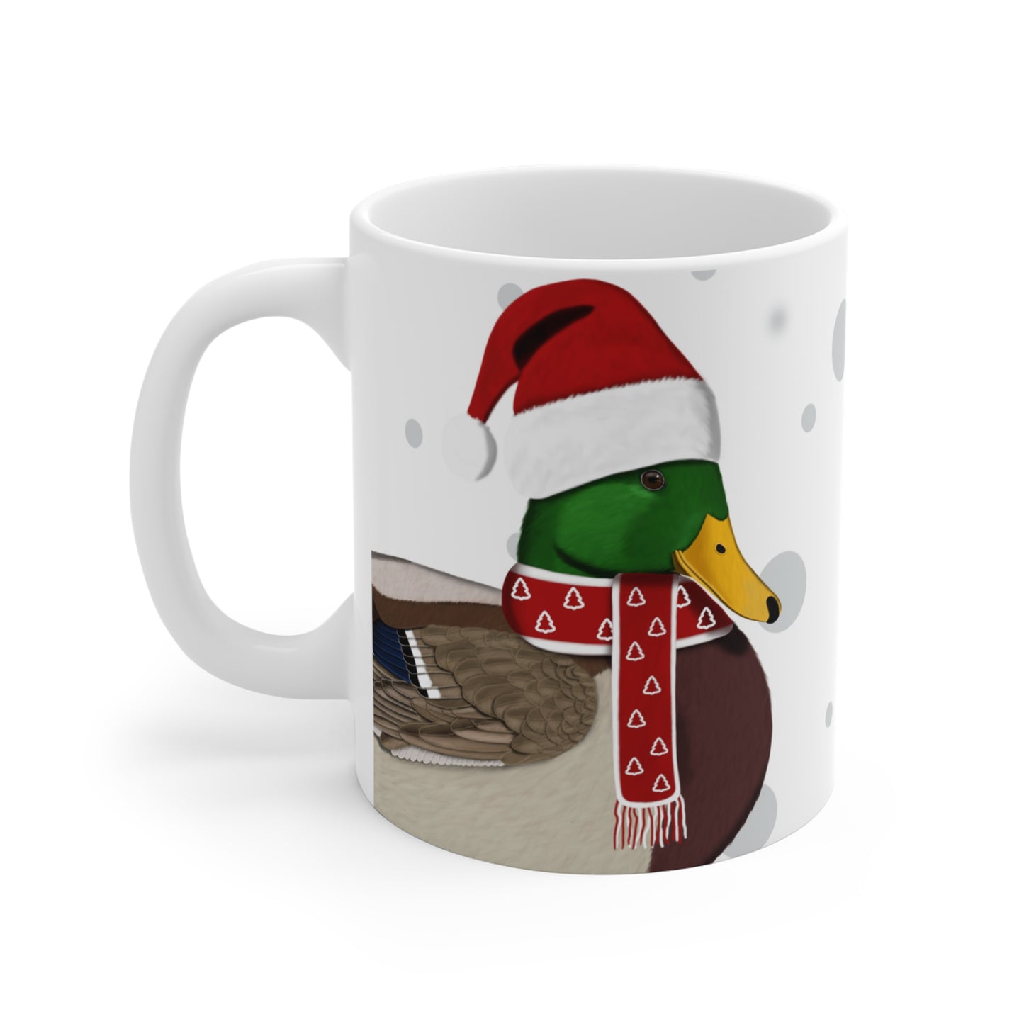 Ente als Weihnachtsmann Tasse – 11 oz und 11oz Stil