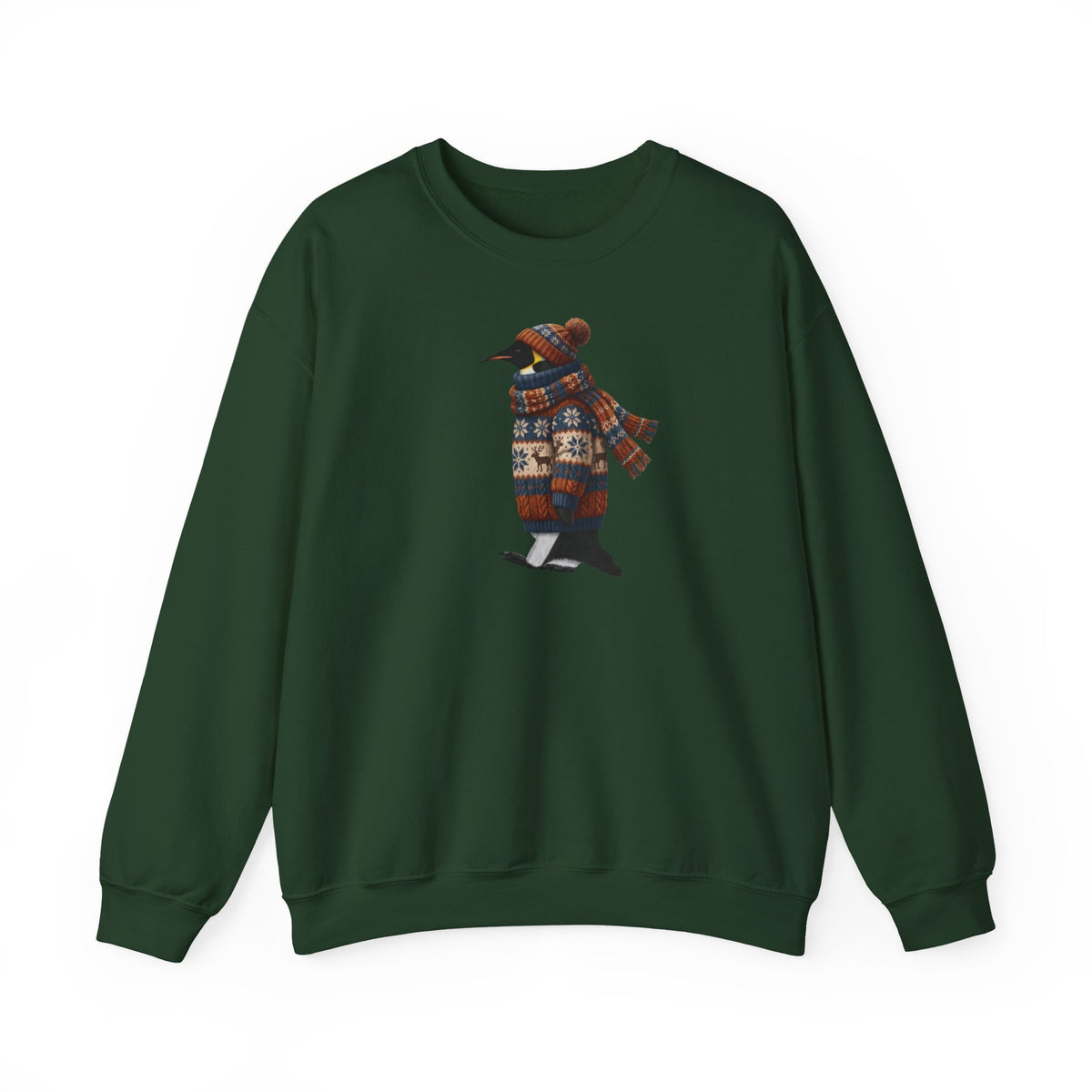 Pinguin Sweatshirt Vogelmotiv in Sand