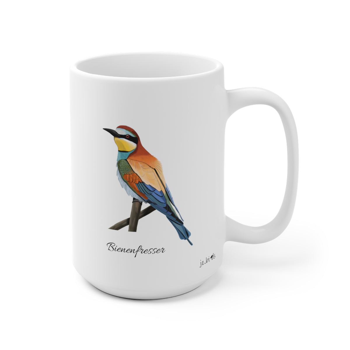 Bienenfresser Tasse mit 11 oz Hintergrund
