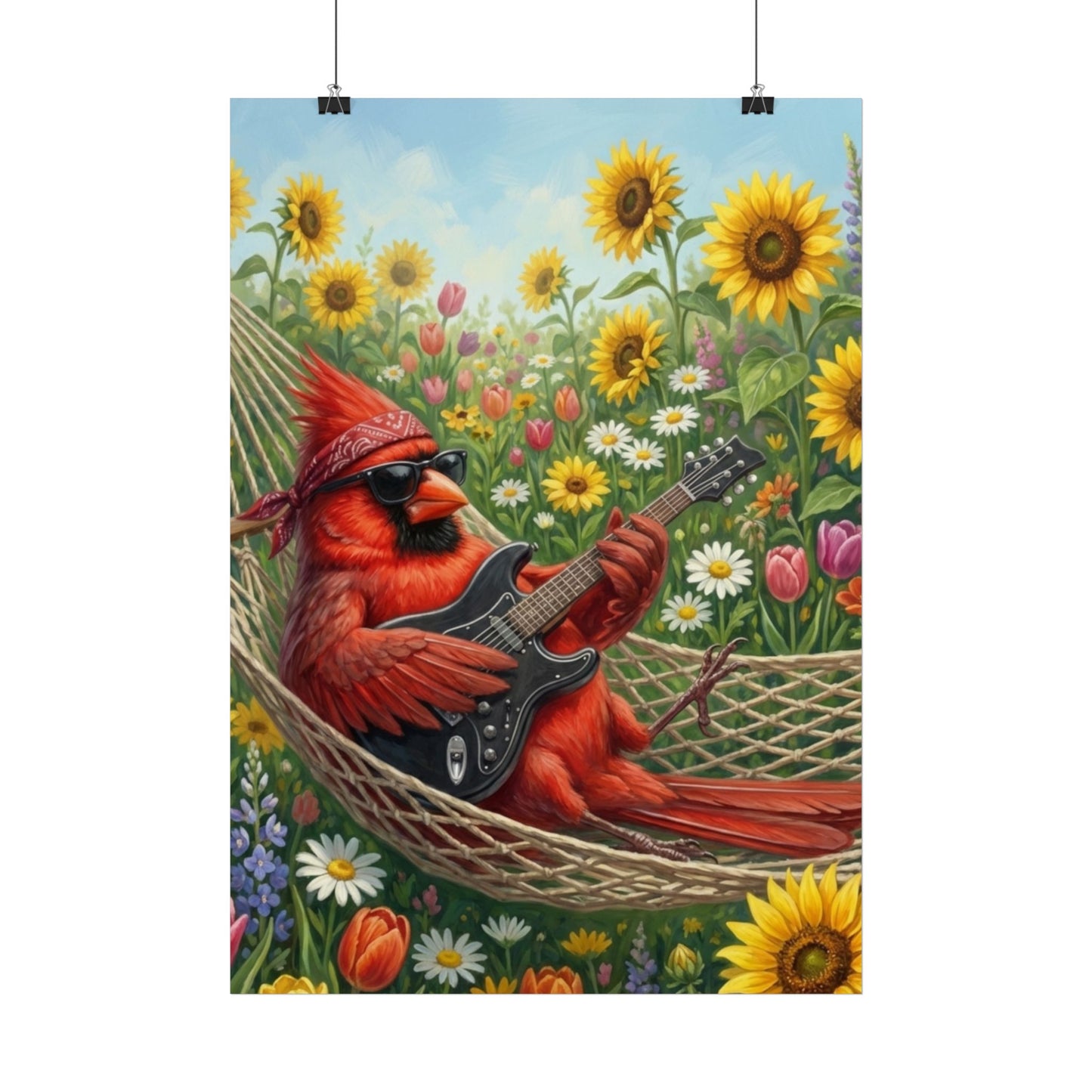 Star Vogel Poster – die gartenvögel, Glossy