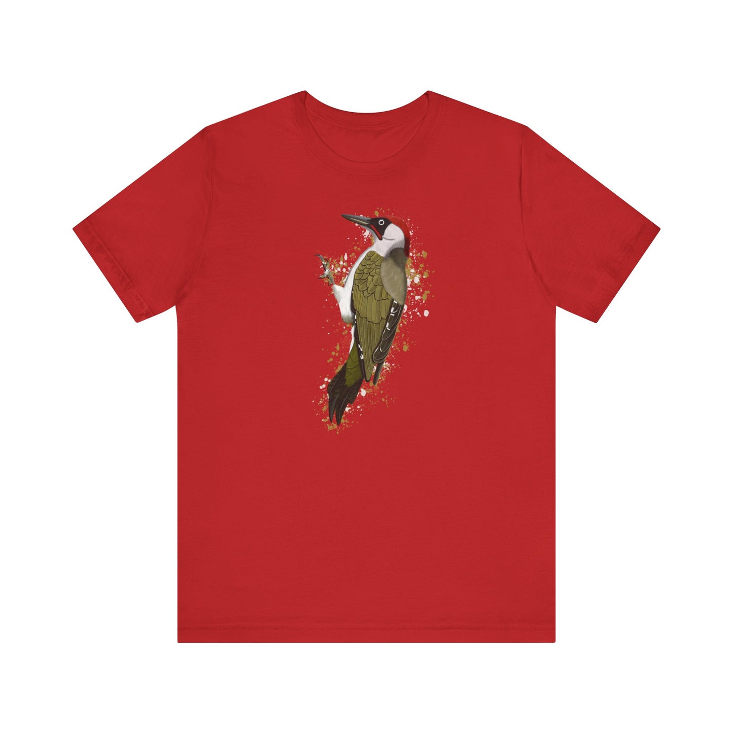 Grünspecht Vogel T-Shirt für Vogelfreunde