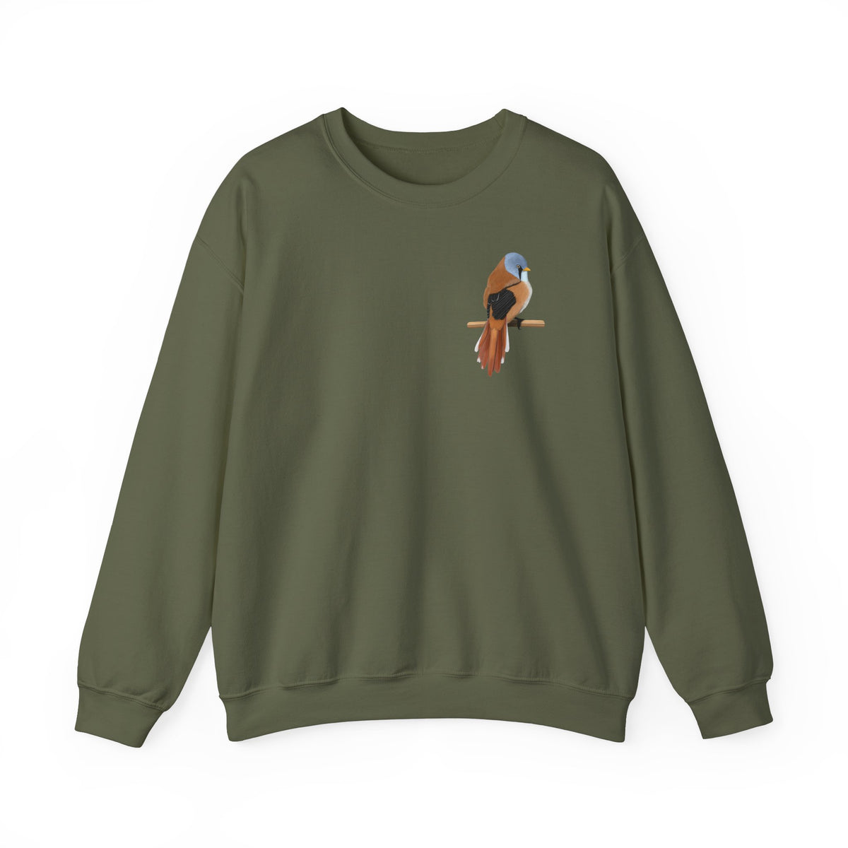 Bartmeise Vogel Sweatshirt für Naturfreunde und Vogelbeobachter – Animal Graphic Tee, Vogelmotiv