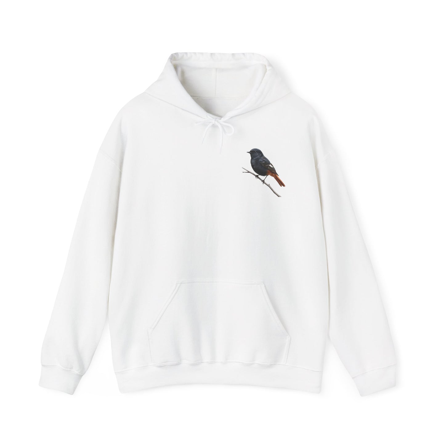Hausrotschwanz Vogel Hoodie - Kapuzenpullover für Vogelbeobachter & Naturliebhaber mit Vogelmotiv