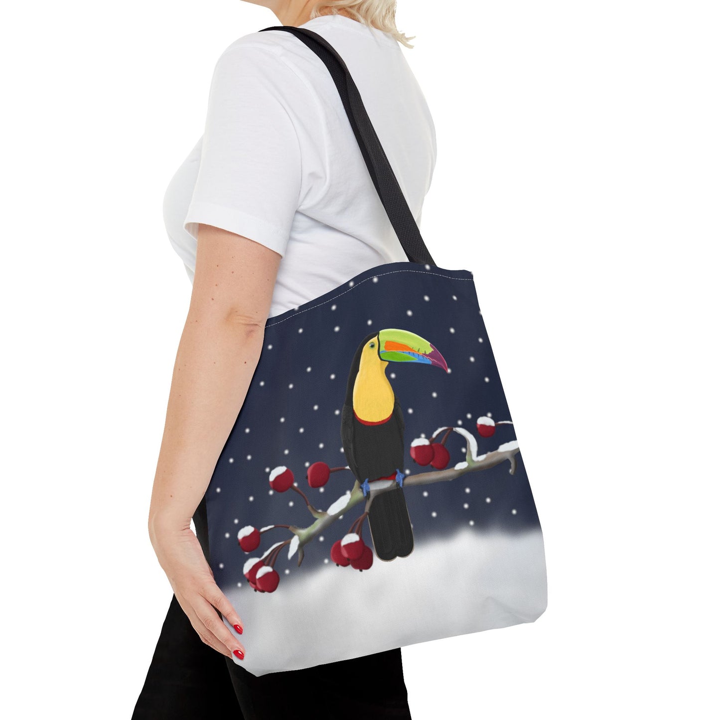 Tukan auf einem Tragetasche – Accessories, All Over Print