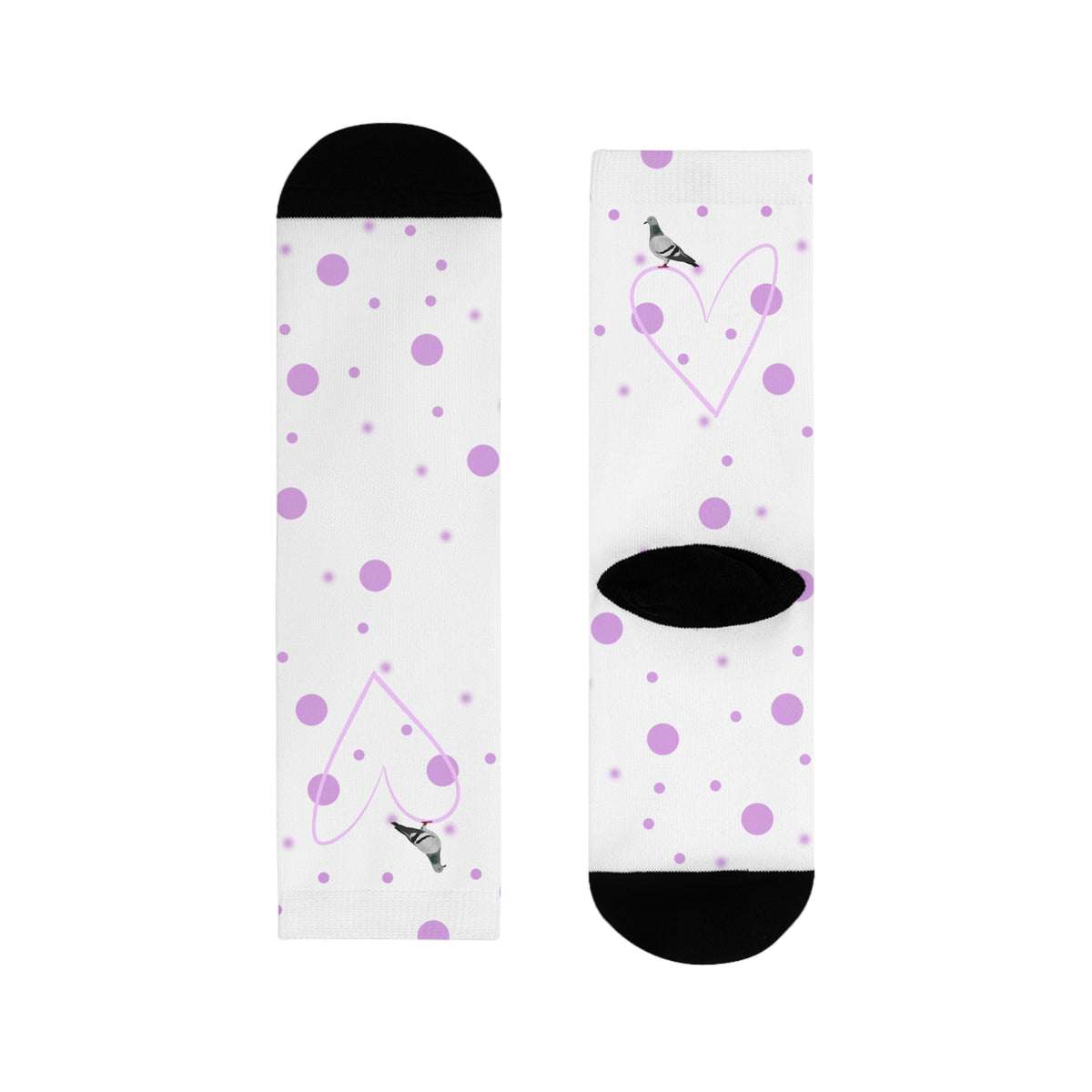 Taube Socken mit Accessories Hintergrund