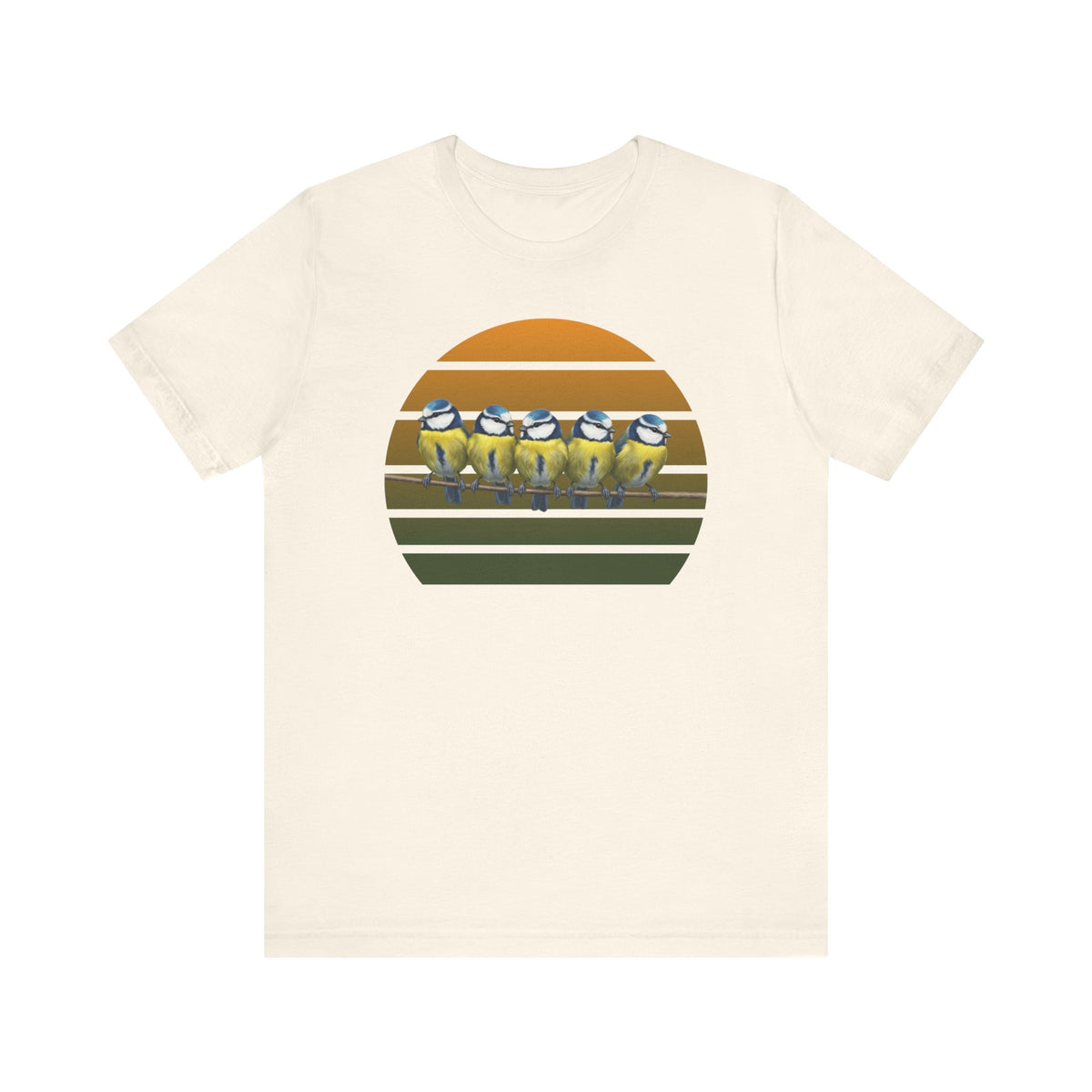 Blaumeisen Premuim T-Shirt | Geschenk für Vogelbeobachter | jz.birds