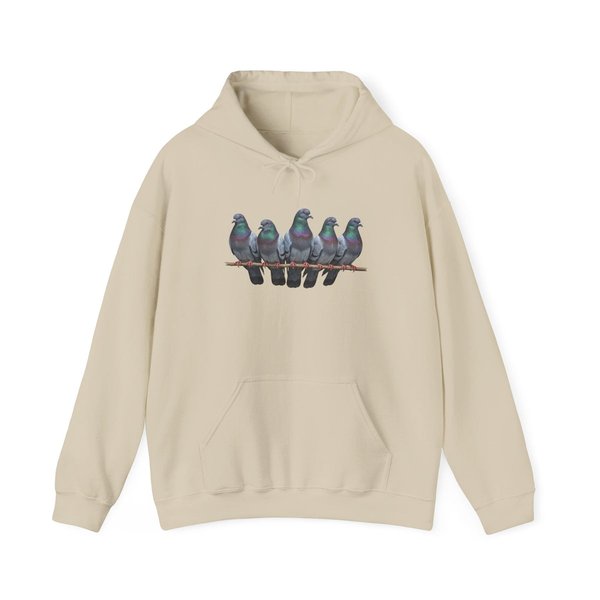 Taube Kapuzenpullover in Black