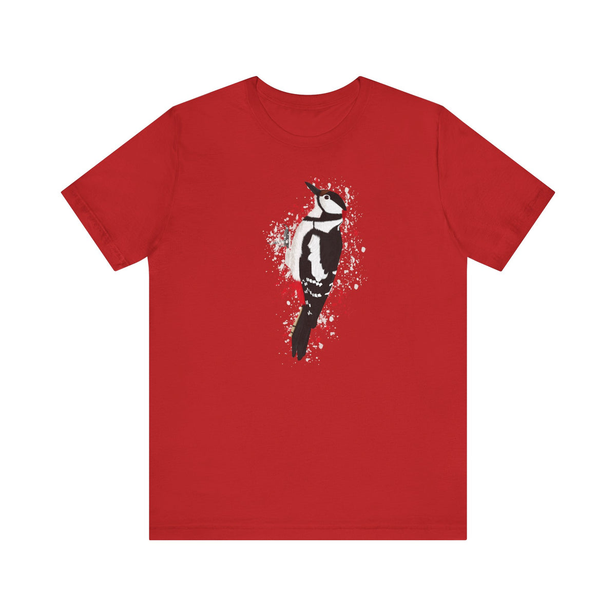 Buntspecht Vogel T-Shirt für Vogelfreunde – bird graphic tee,