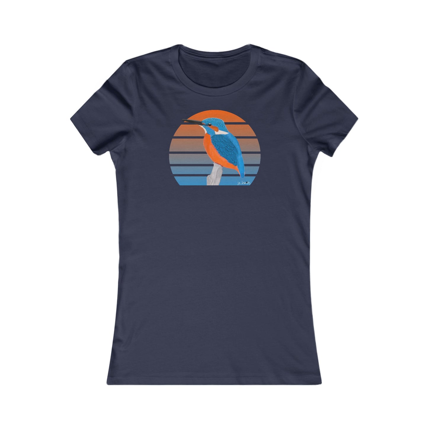 Eisvogel Frauen T-Shirt – Bird Graphic Tee und Watching Stil