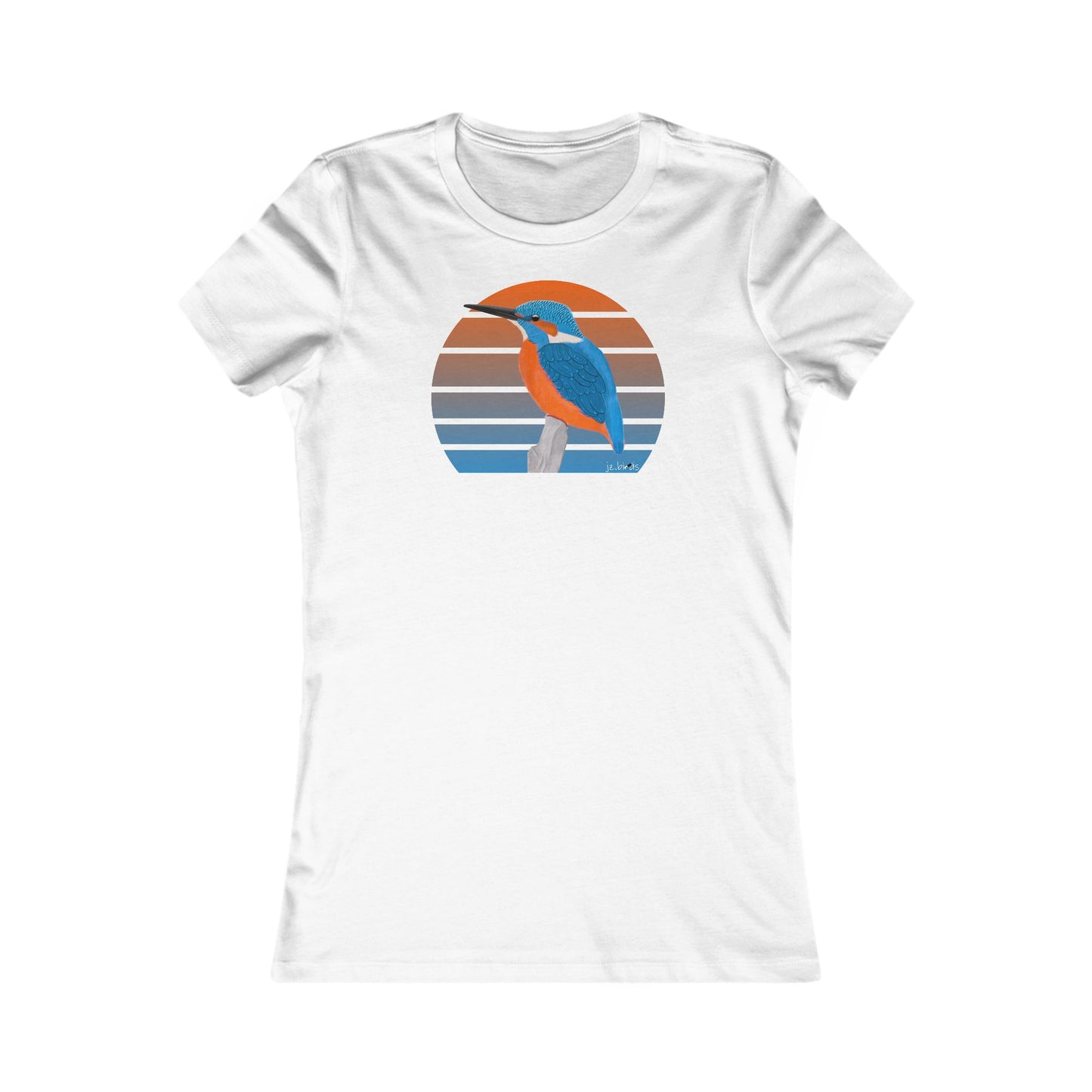 Eisvogel Frauen T-Shirt – Bird Graphic Tee, Watching