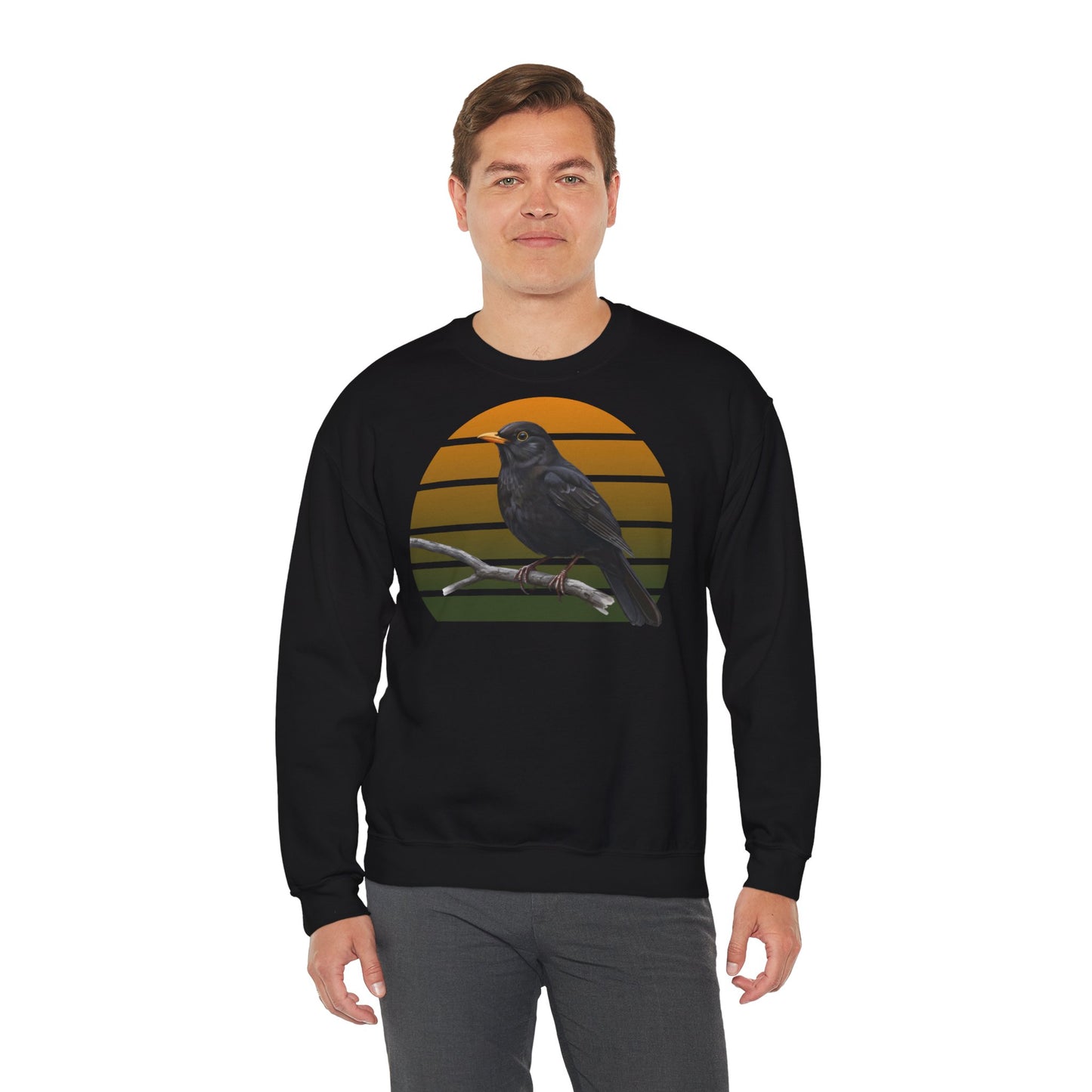 Amsel Sweatshirt | Unisex Vogel Pullover für Vogelfreunde & Vogelbeobachter