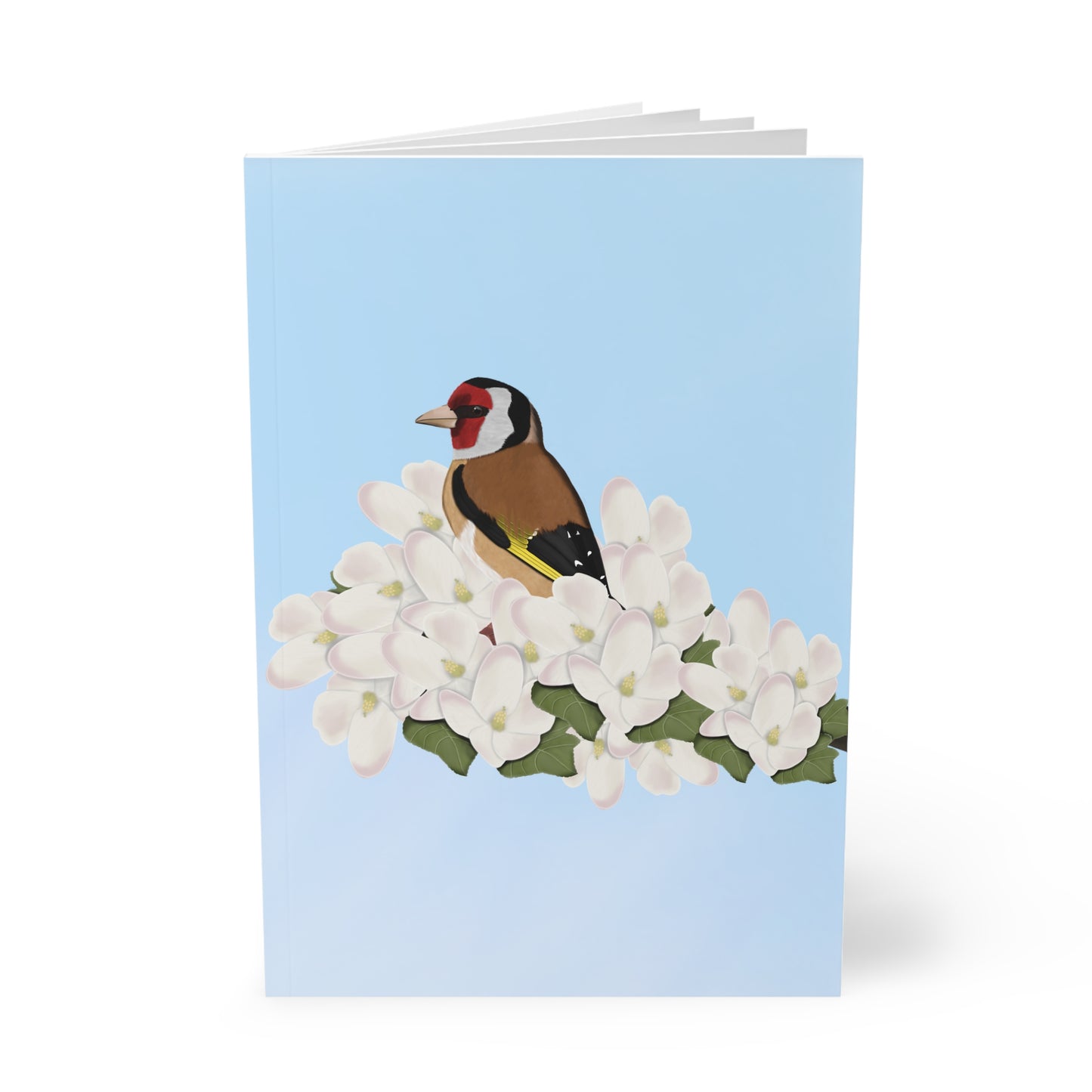 Stieglitz Notizbücher – im Frühling A5 Vogel Softcover Notizbuch 150 Seiten Liniert