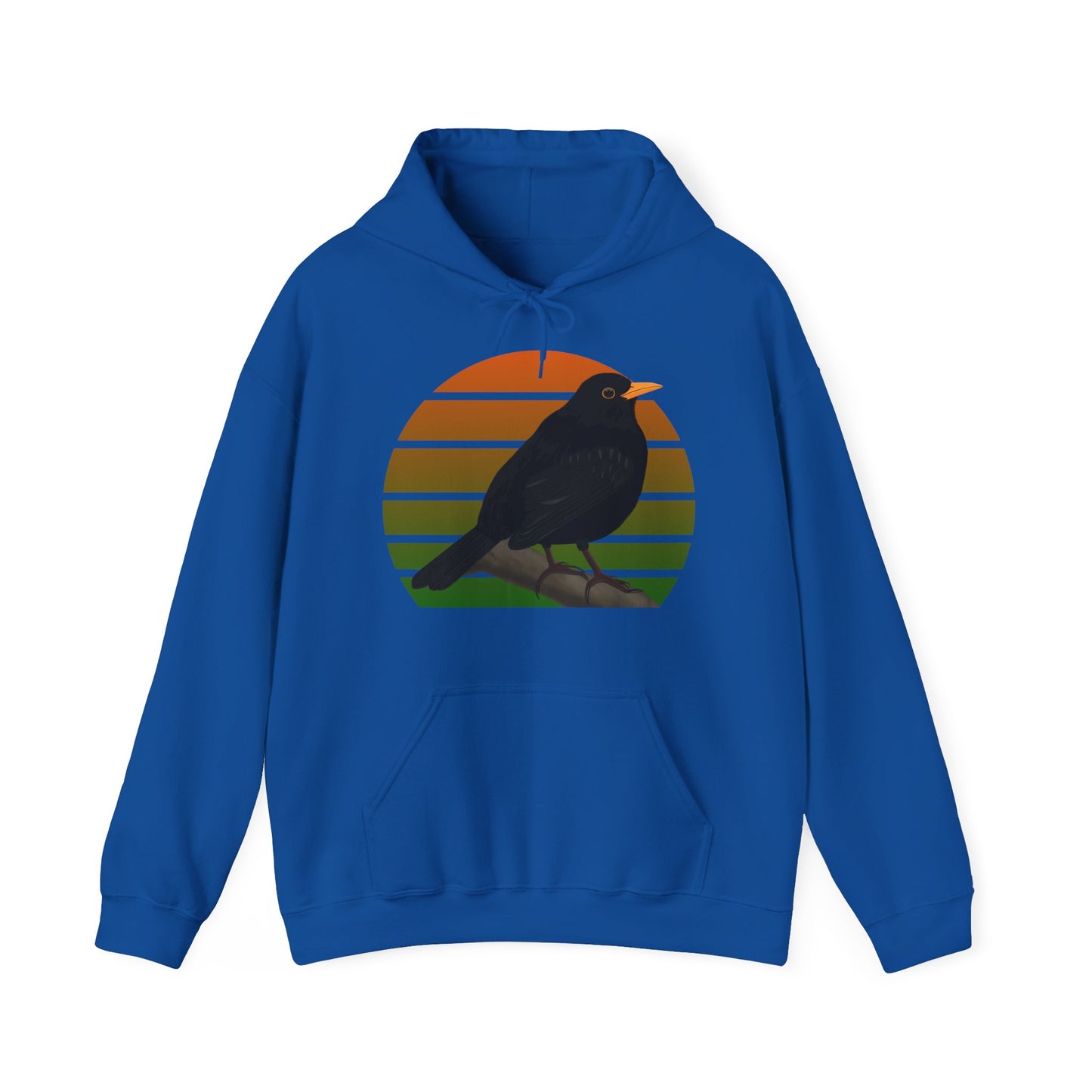 Amsel Hoodie - Vogel Kapuzenpullover für Vogelbeobachter & Vogelfreunde mit Vogelmotiv