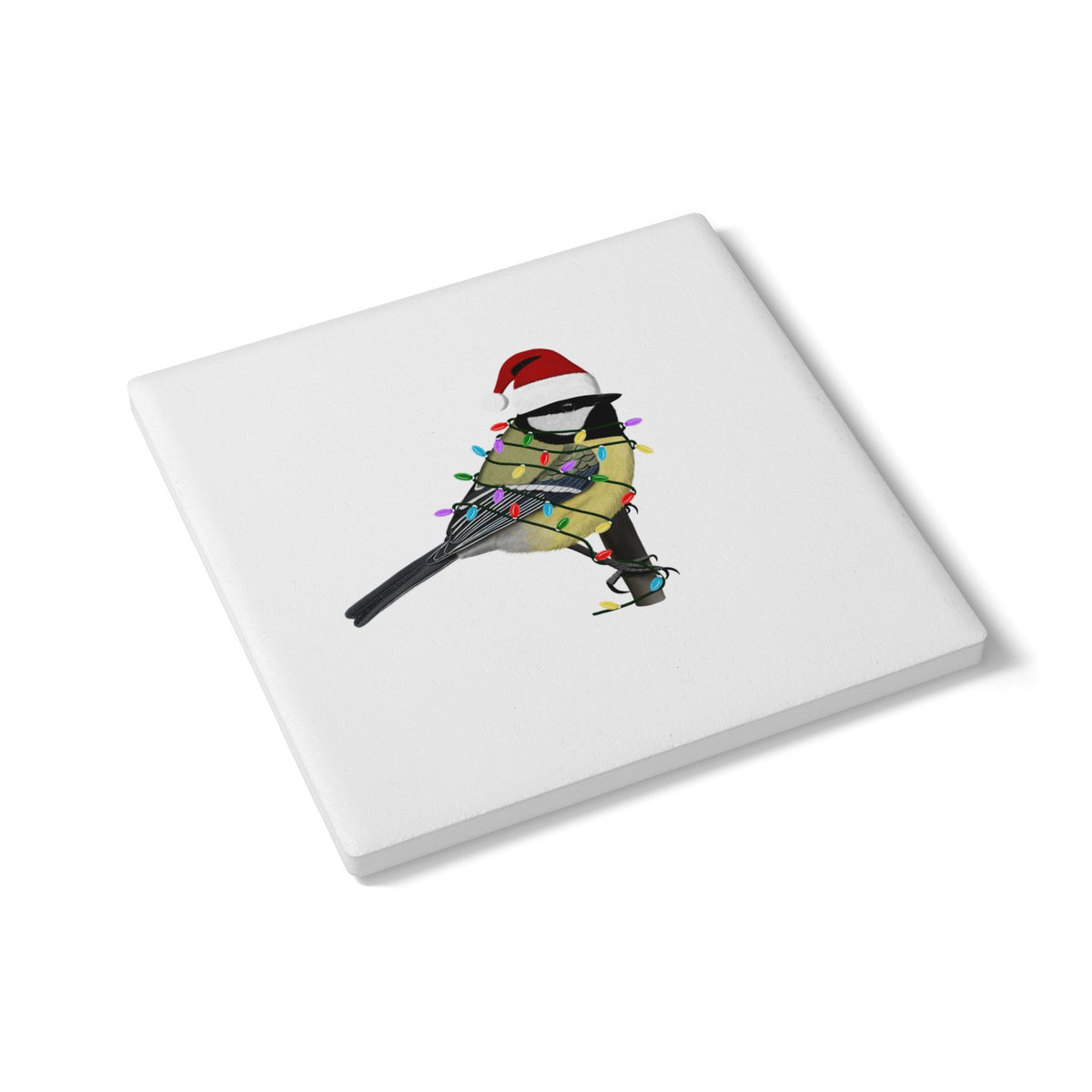Kohlmeise Keramik Untersetzer mit bird design Hintergrund