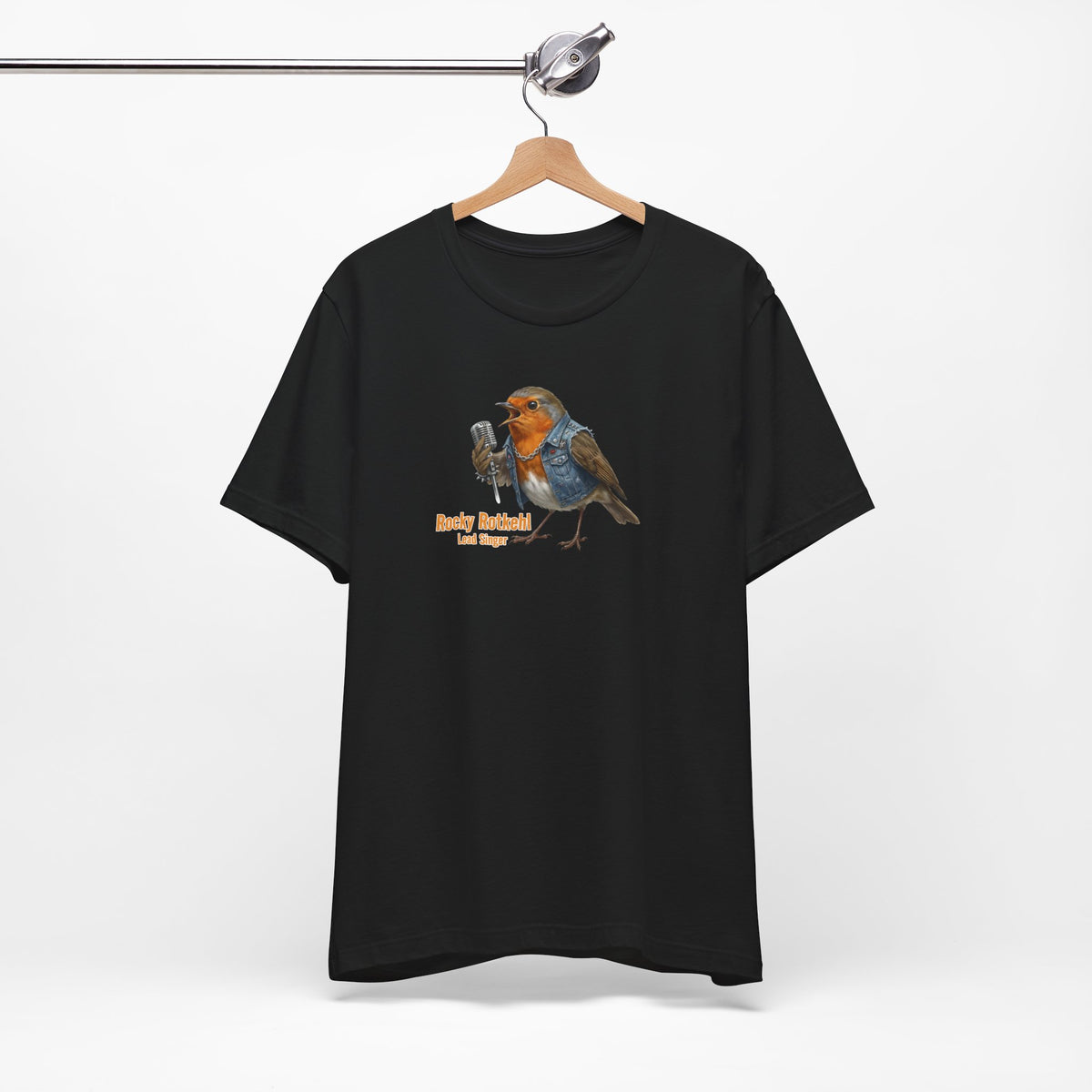 Rocky Rotkehl (Lead T-Shirt – band tshirt, bird graphic tee