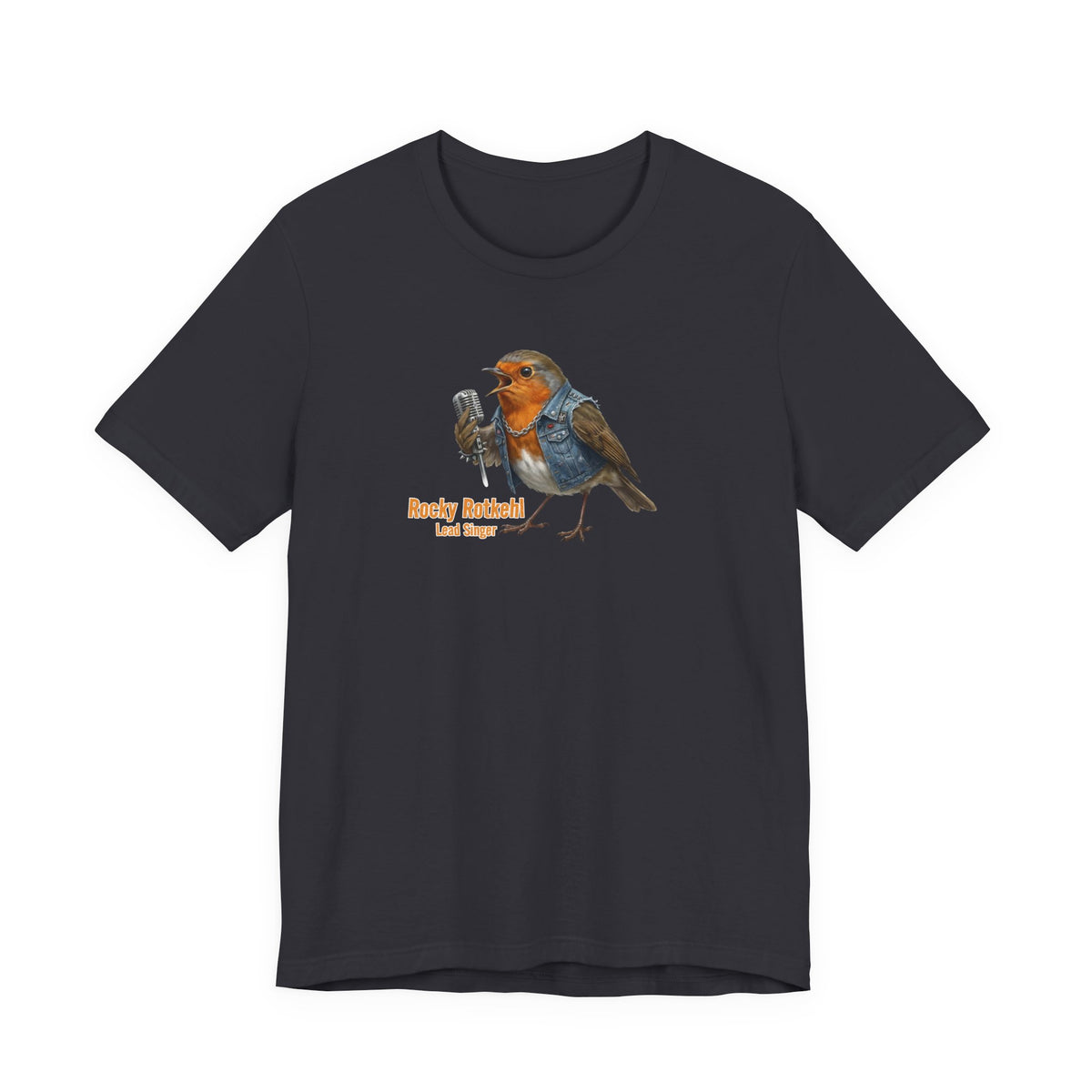 Rocky Rotkehl (Lead Singer) – Offizielles Die Gartenvögel Premium T-Shirt – band tshirt,