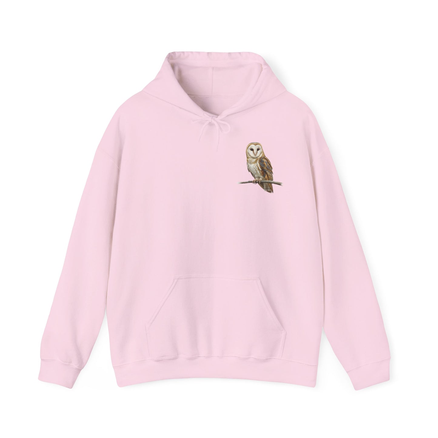 Schleiereule Hoodie - Vogel Kapuzenpullover für Vogelbeobachter & Naturliebhaber mit Vogelmotiv