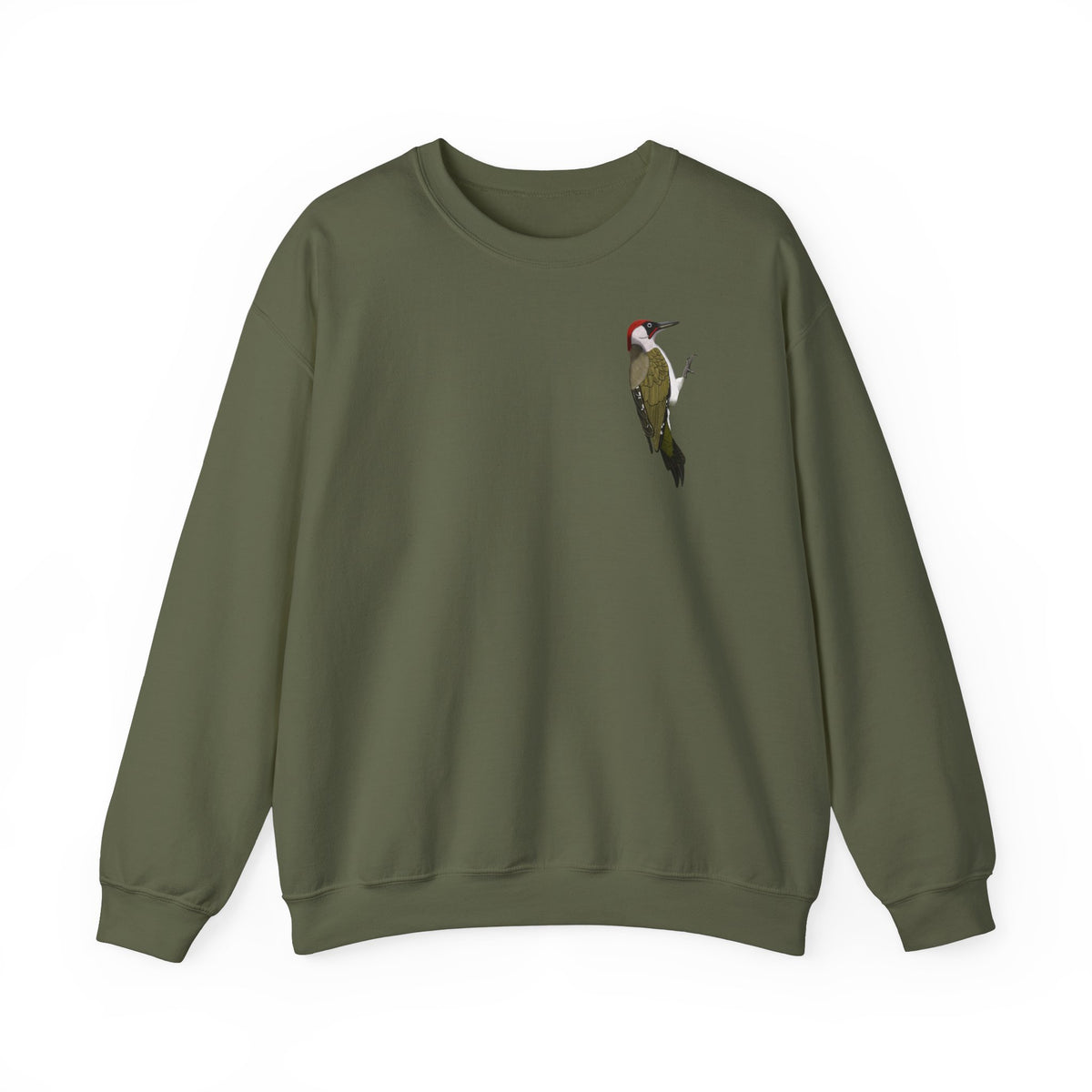 Grünspecht Vogel Sweatshirt für Naturfreunde und Vogelbeobachter – Animal Graphic Tee, Vogelmotiv