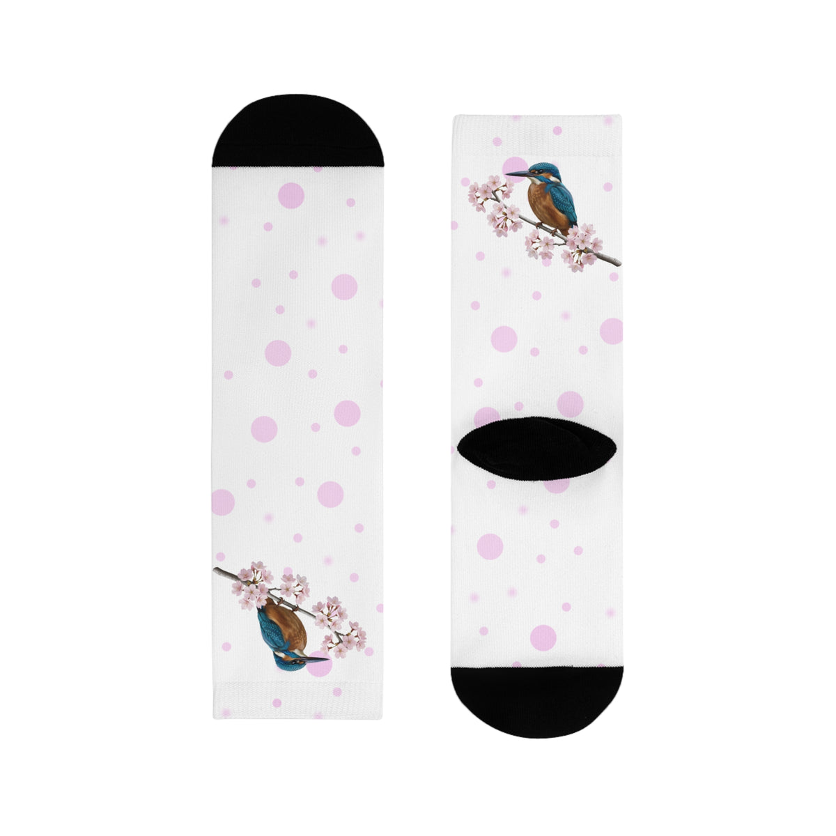 Eisvogel Socken mit Accessories Hintergrund