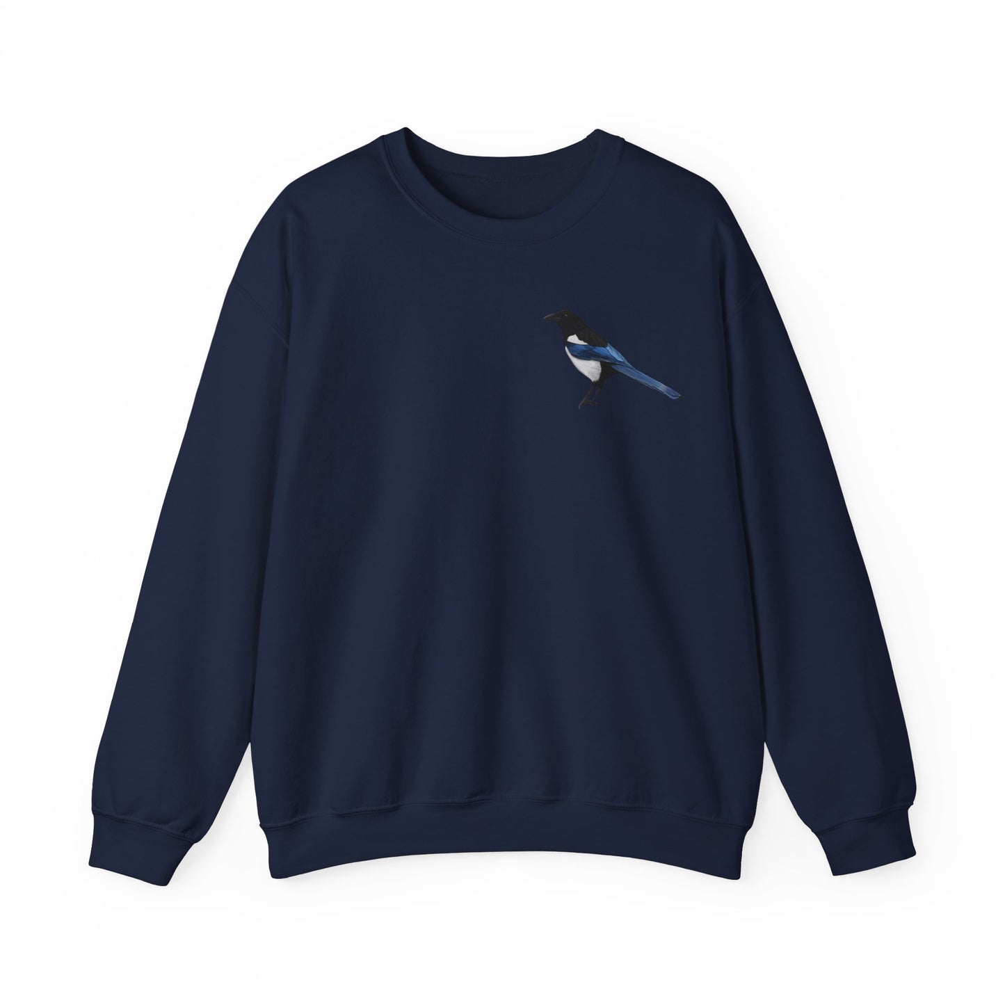Elster Sweatshirt Vogelmotiv – Animal Graphic Tee, Casual Everyday Wear