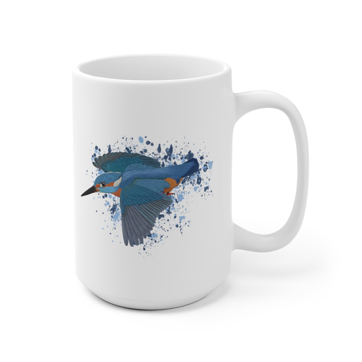 Eisvogel Vogel Tasse Weiß für Vogelfreunde & Vogelbeobachter