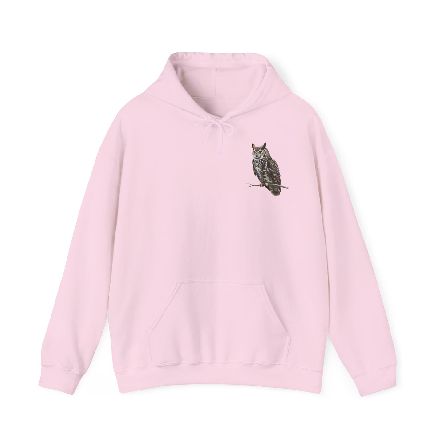 Uhu Hoodie - Vogel Kapuzenpullover für Vogelbeobachter & Naturliebhaber mit Vogelmotiv