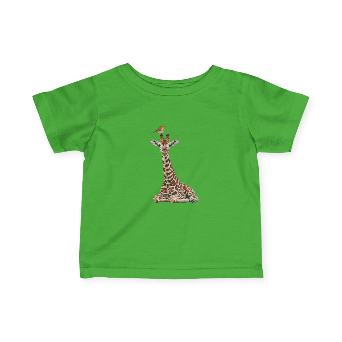 Rotkehlchen Baby T-Shirt in White