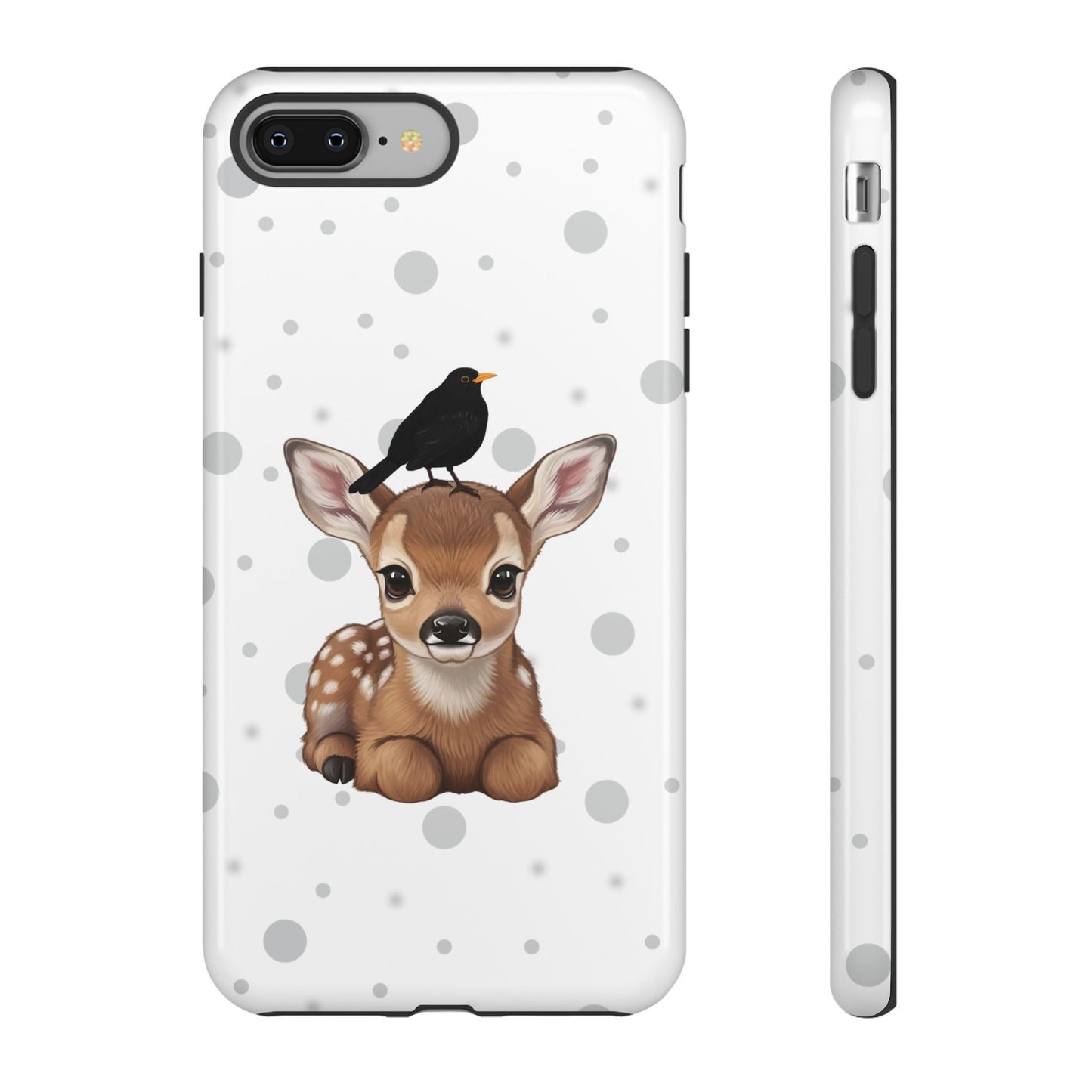 Amsel mit Rehkitz iPhone & Google Pixel Tiermotiv Handyhülle - Tierisch guter Schutz