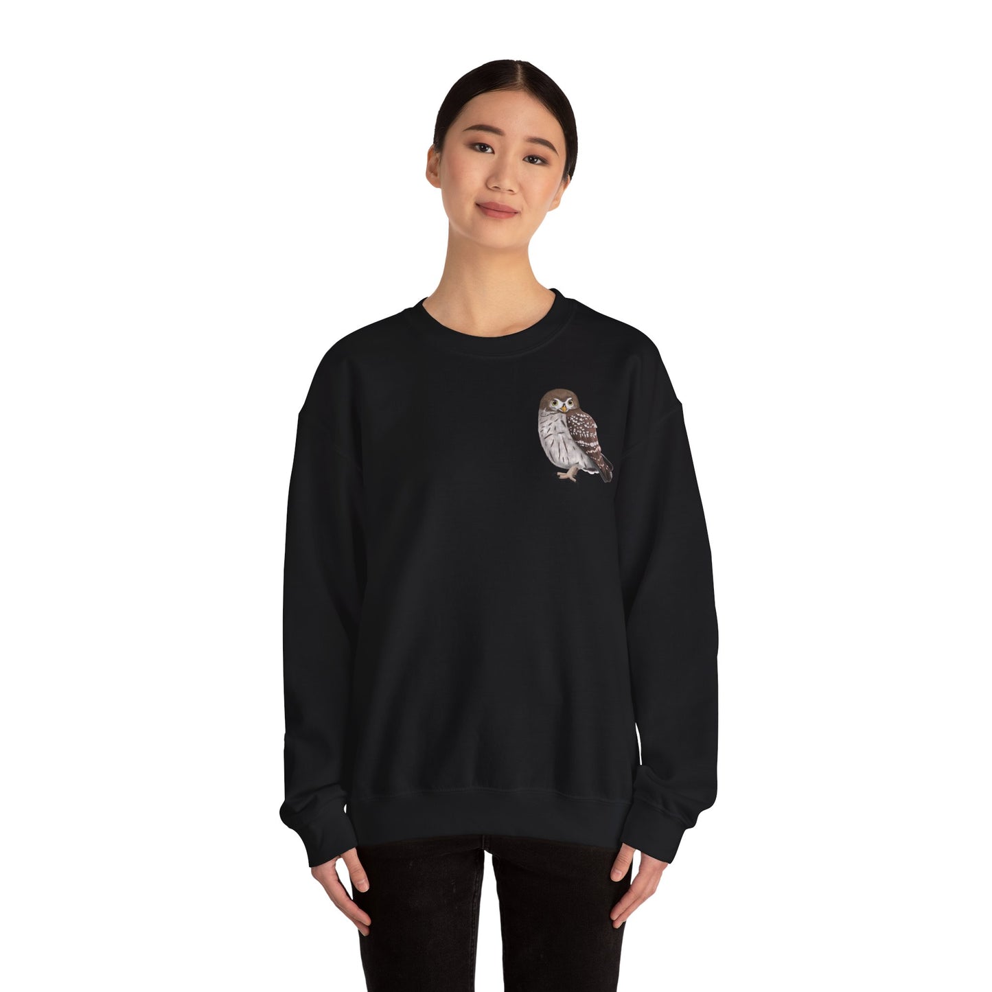 Steinkauz Eule Vogel Sweatshirt für Naturfreunde und Vogelbeobachter – Animal Graphic Tee, Vogelmotiv