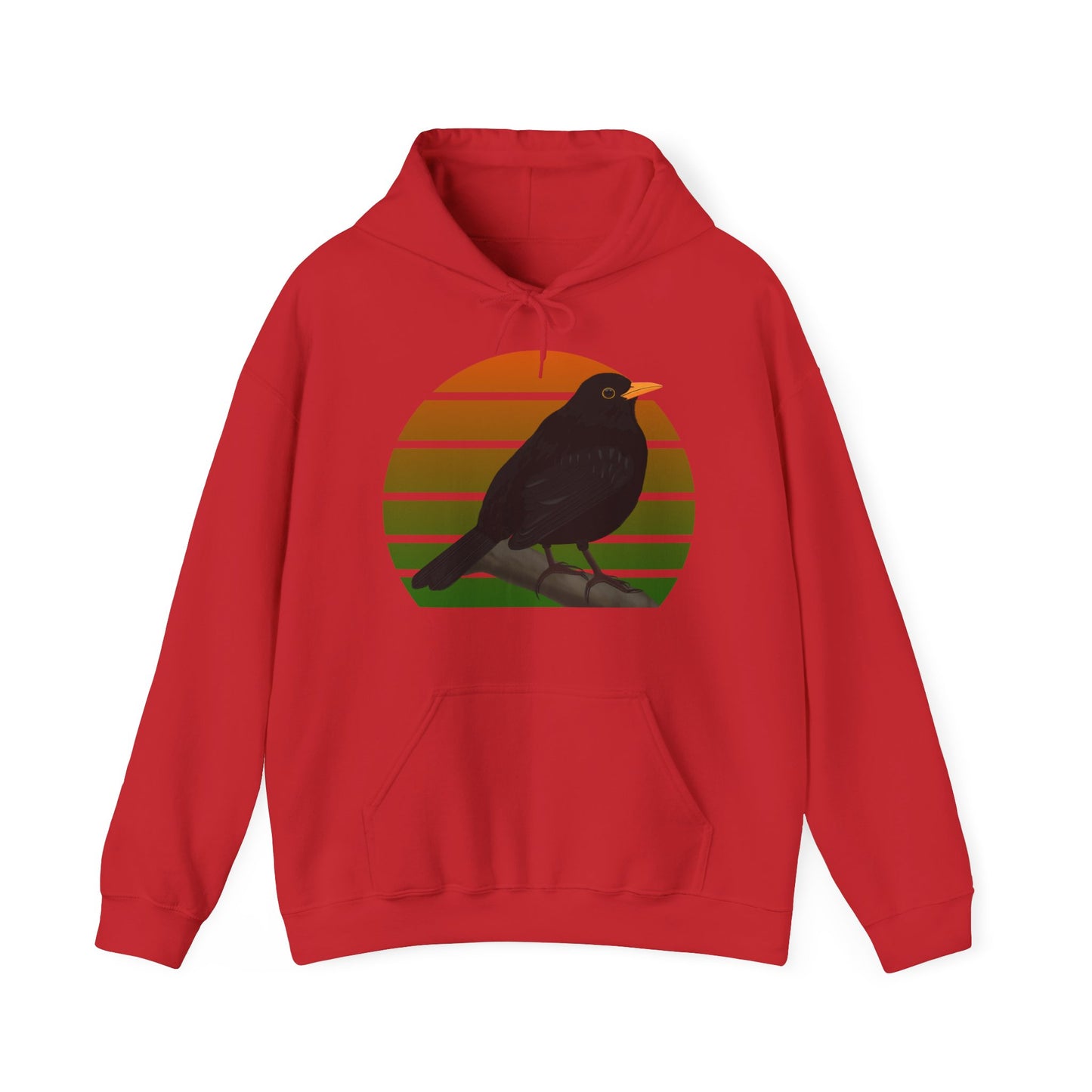 Amsel Hoodie - Vogel Kapuzenpullover für Vogelbeobachter & Vogelfreunde mit Vogelmotiv