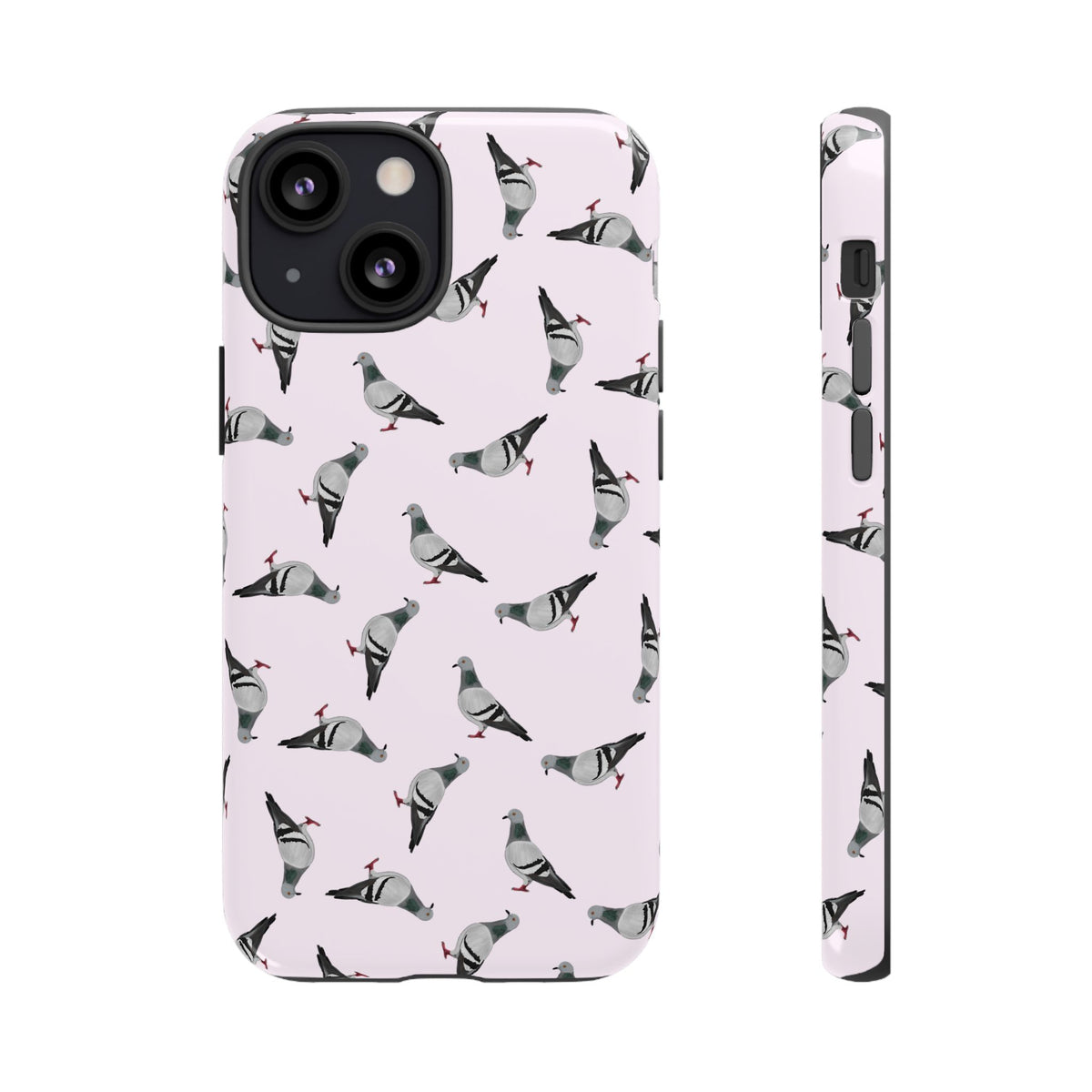 Taube Handyhülle in Rosa | Vogel-Motiv für iPhone & Google Pixel