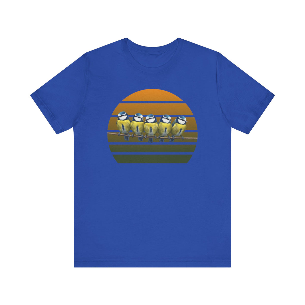 Blaumeisen Premuim T-Shirt | Geschenk für Vogelbeobachter | jz.birds