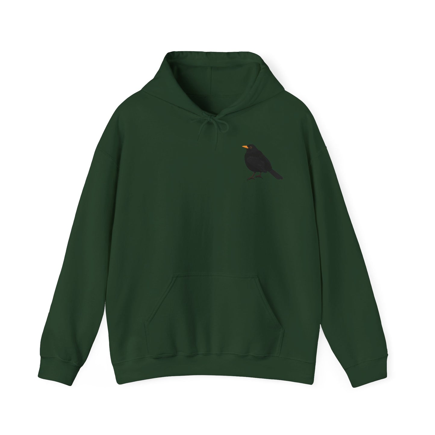 Amsel Hoodie - Vogel Kapuzenpullover für Vogelbeobachter & Naturliebhaber mit Vogelmotiv
