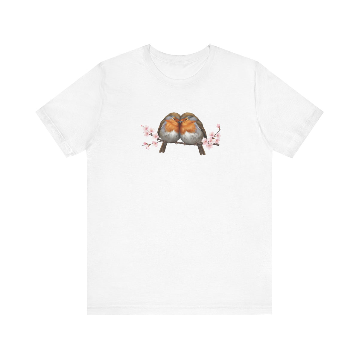 Rotkehlchen Vogel T-Shirt – bird graphic tee, watching gear