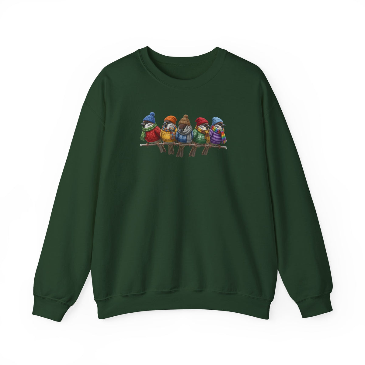 Spatz Sweatshirt Vogelmotiv in Black