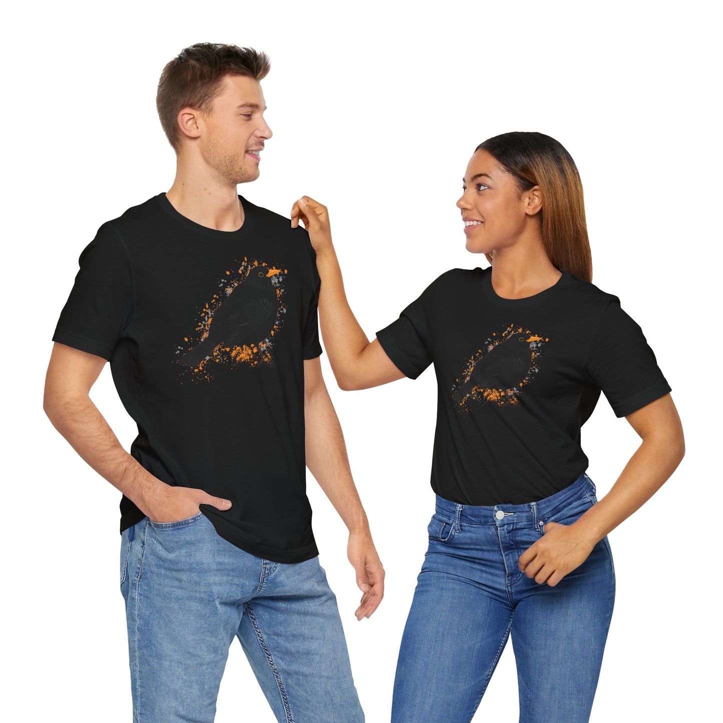 Amsel Vogel T-Shirt für Vogelfreunde