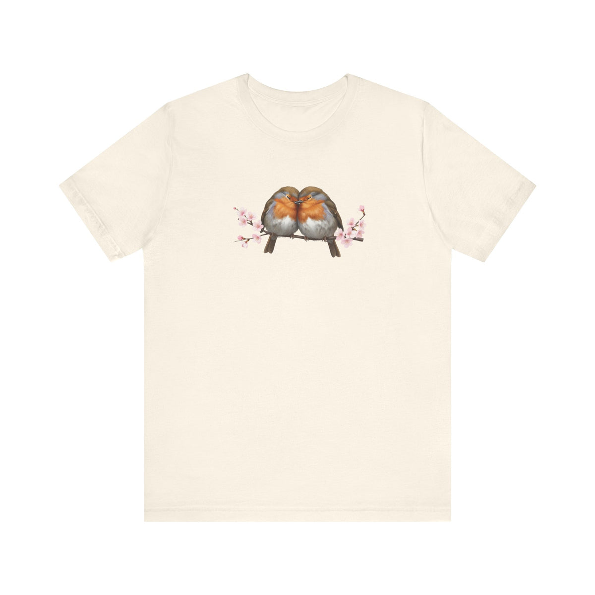 Rotkehlchen Vogel T-Shirt – bird graphic tee, watching gear