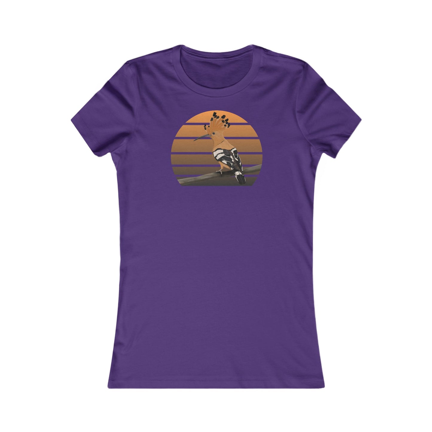 Wiedehopf Vogel T-Shirt für Frauen Vogelfreunde und Vogelbeobachter – Bird Graphic Tee,