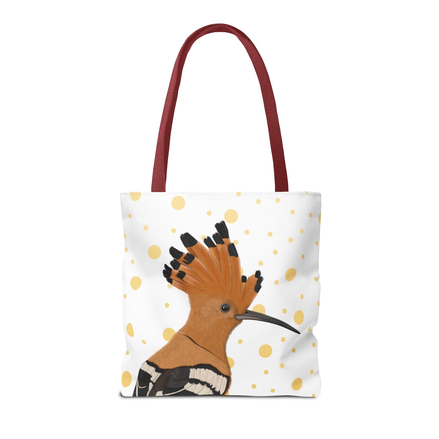 Wiedehopf mit Goldenen Punkten Vogel Tragetasche 40x40cm – Accessories,