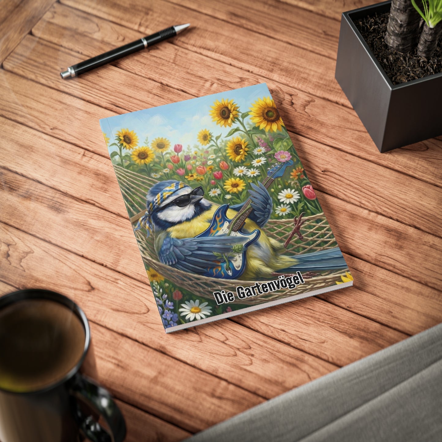 Blaumeise Notizbücher – a5 notebook, artistic