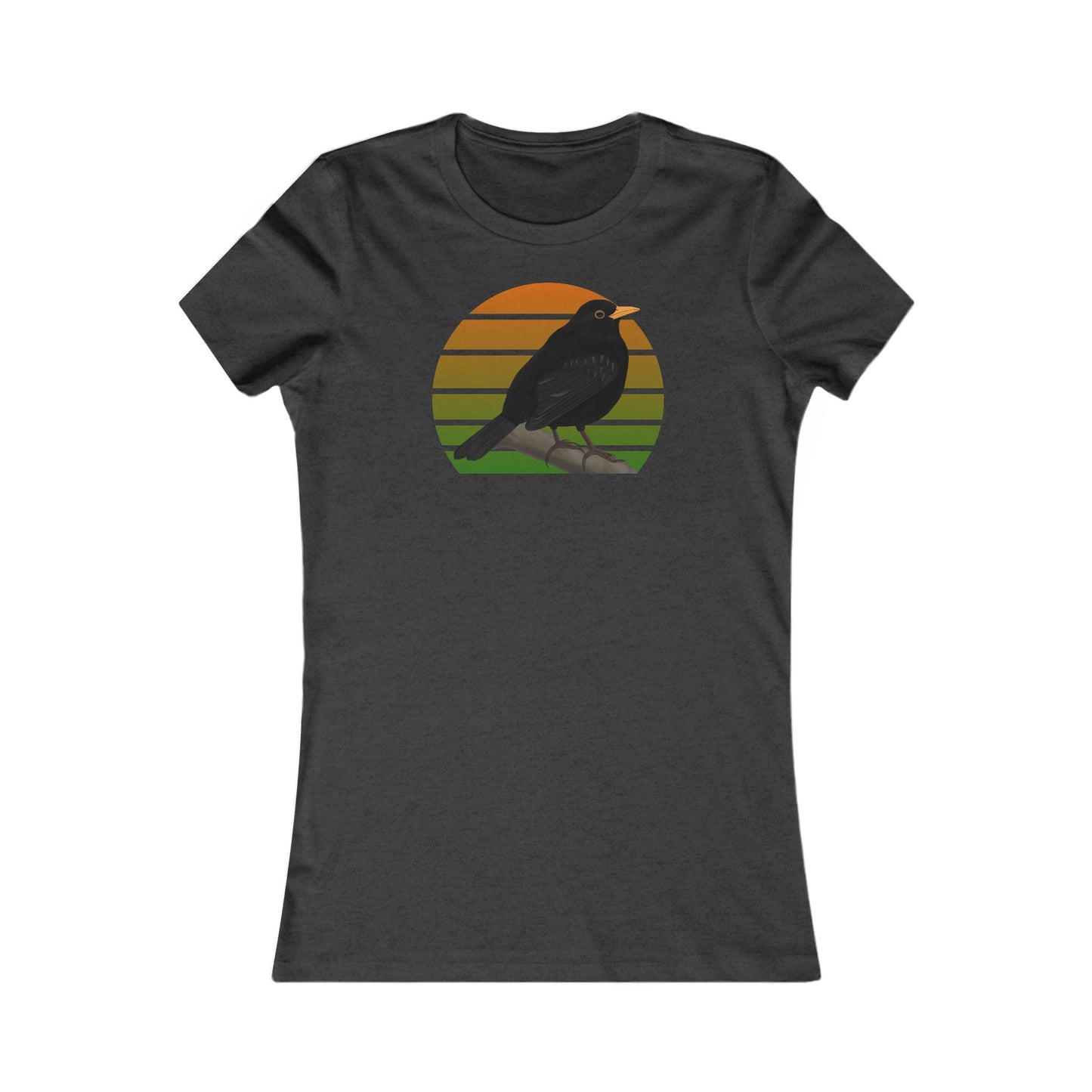 Amsel Vogel T-Shirt für Frauen Vogelfreunde und Vogelbeobachter
