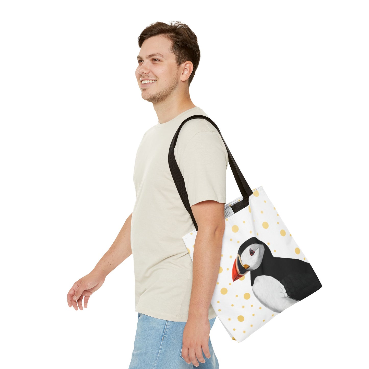 Papageitaucher Tragetasche in Black