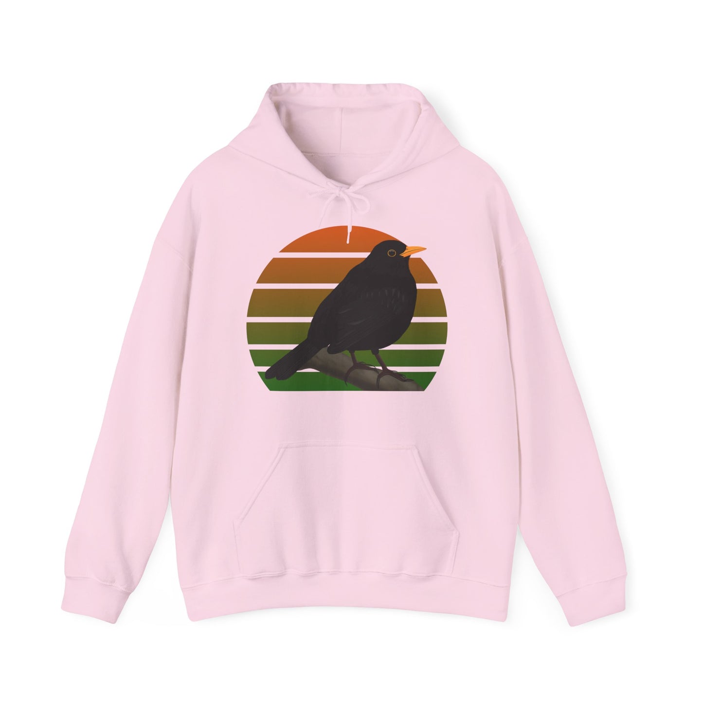 Amsel Hoodie - Vogel Kapuzenpullover für Vogelbeobachter & Vogelfreunde mit Vogelmotiv