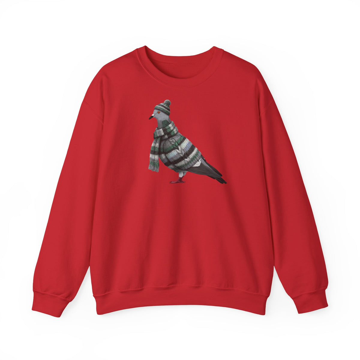 Taube Sweatshirt Vogelmotiv in Black