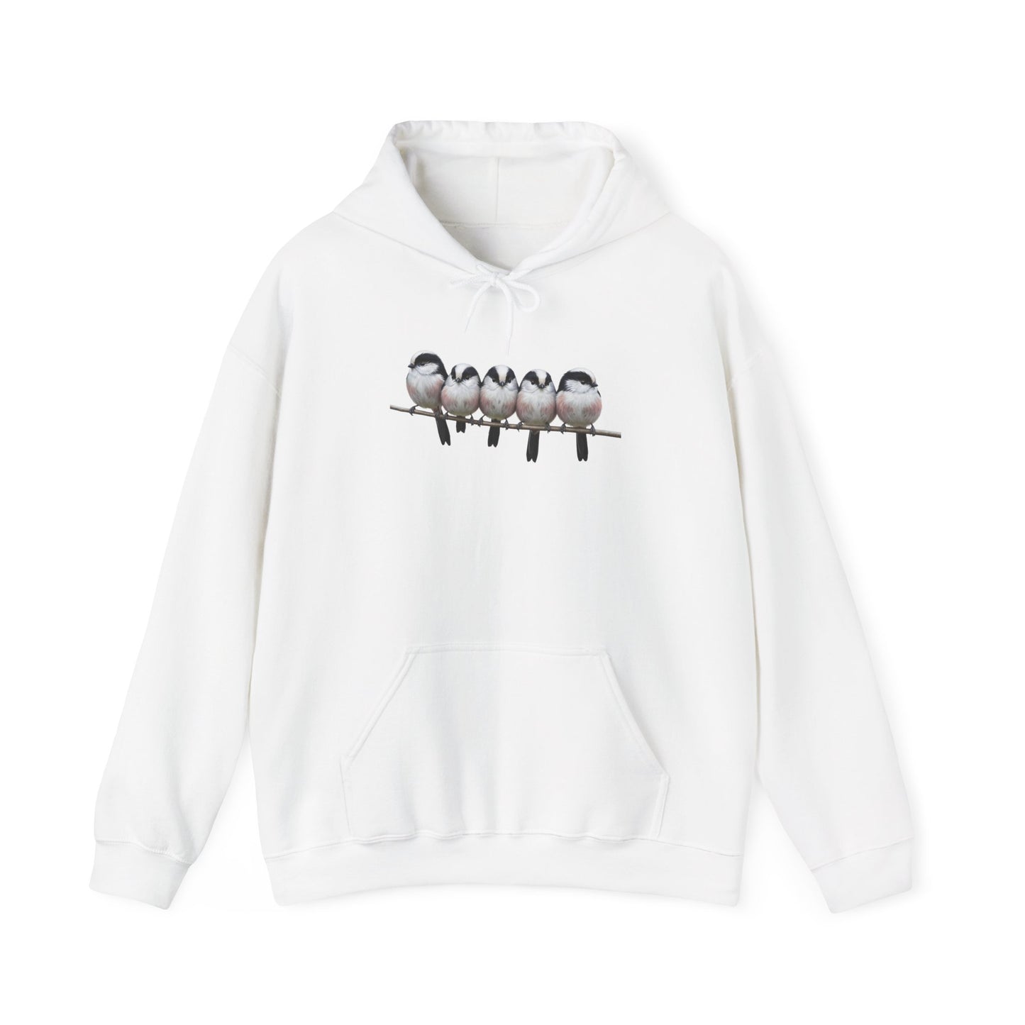 Schwanzmeisen Hoodie - Vogel Kapuzenpullover für Vogelbeobachter & Naturliebhaber mit Vogelmotiv